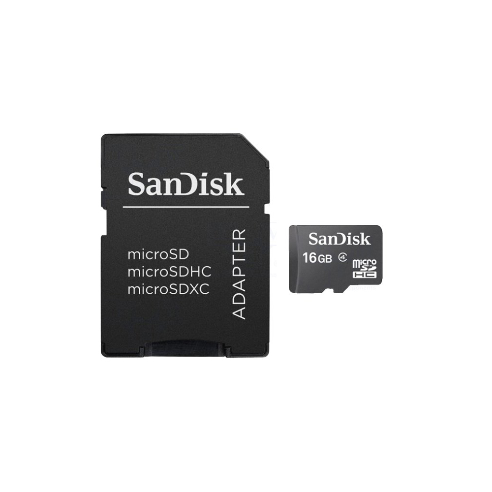 ذاكرة تخزين مع الـ SANDISK_16GB- ADAPTER