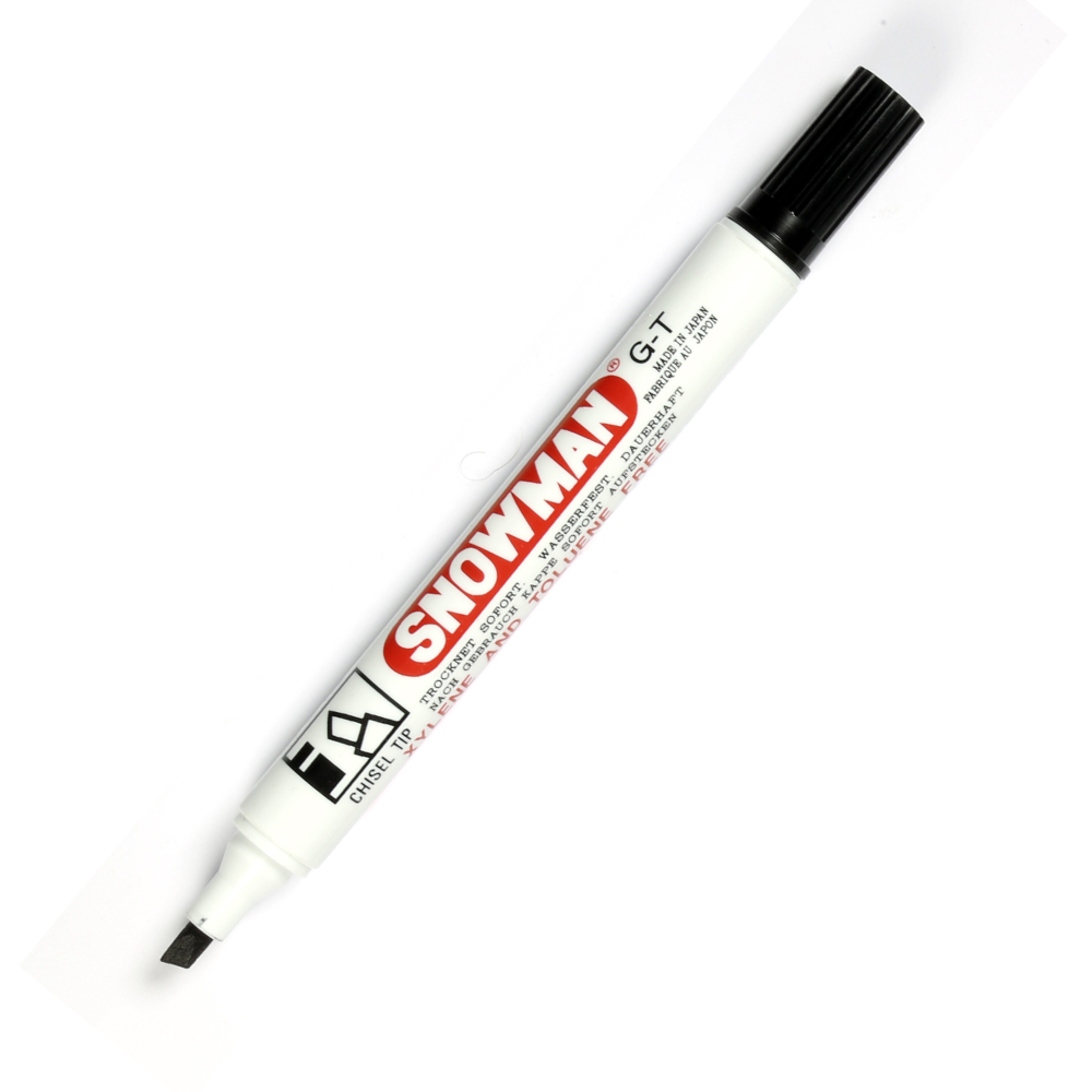 أقلام سبورة مقصوص أسود سنومان SNOWMAN-BG-T