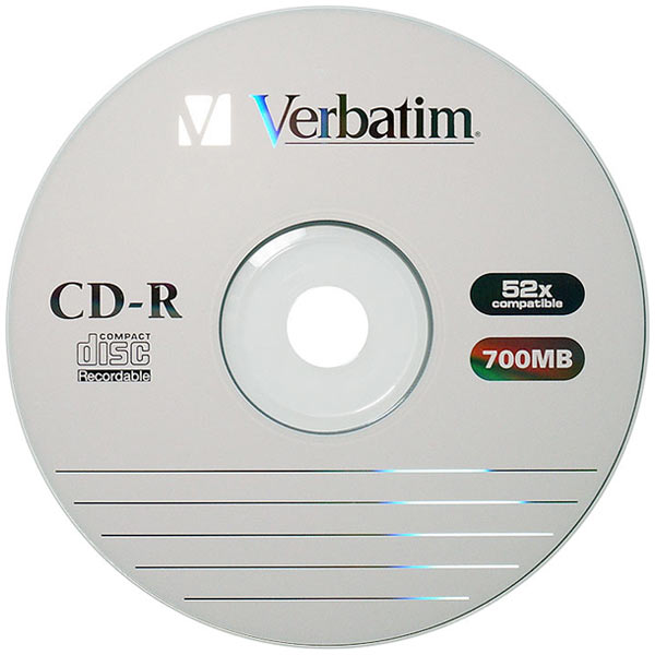 علبة أقراص كمبيوتر Verbatim CD-R