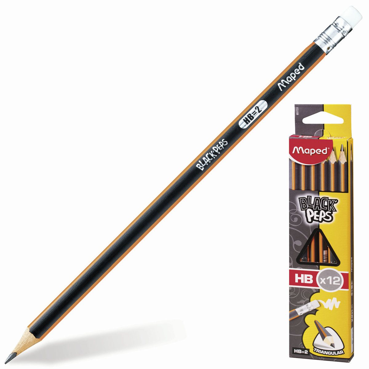 أقلام رصاص خشبي مخطط بمساحة HP مابد رقم 851721