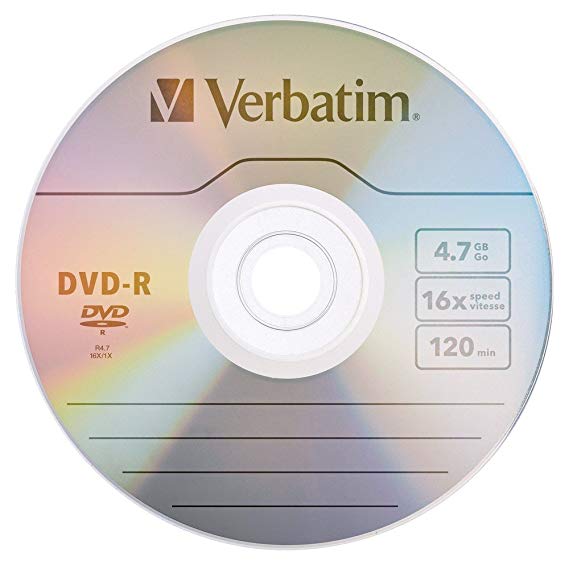علبة أقراص كمبيوتر Verbatim DVD-R