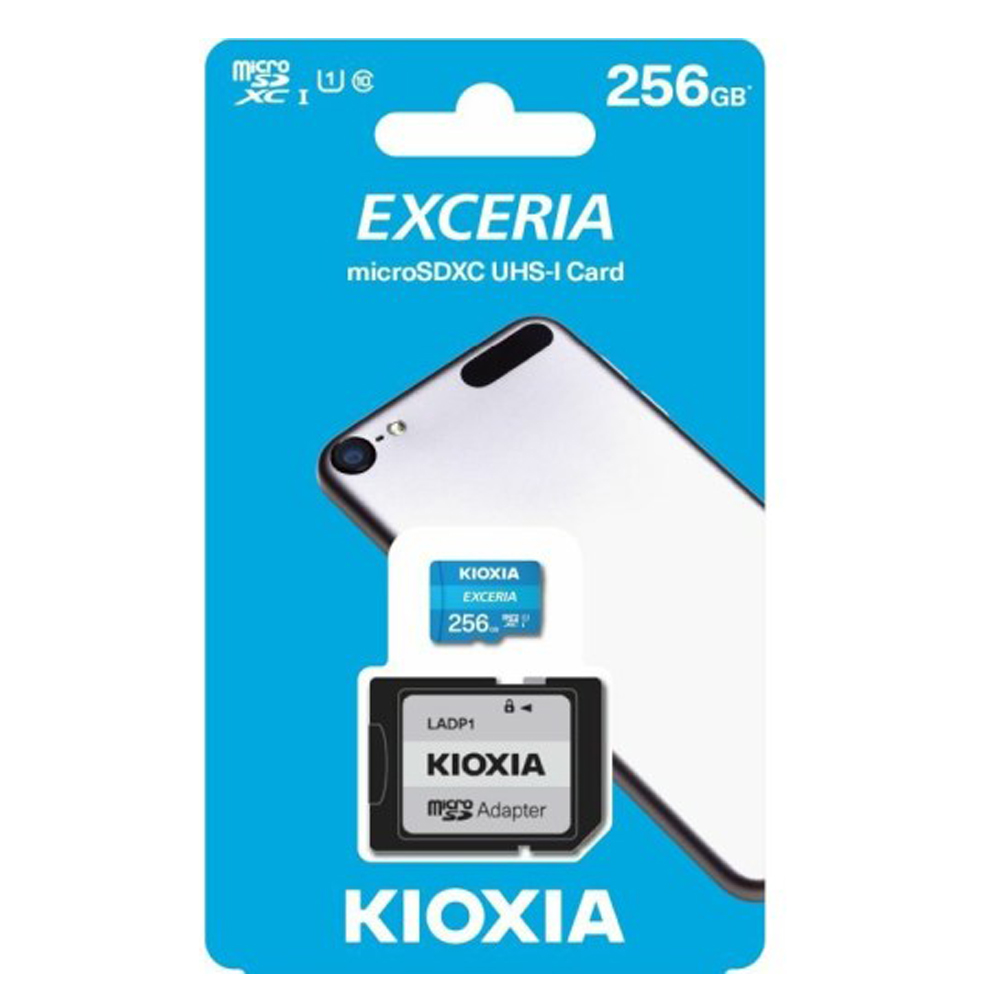 ذاكرة كيوكسيا مع KIOXIA-Micro-SD256GB Adapter