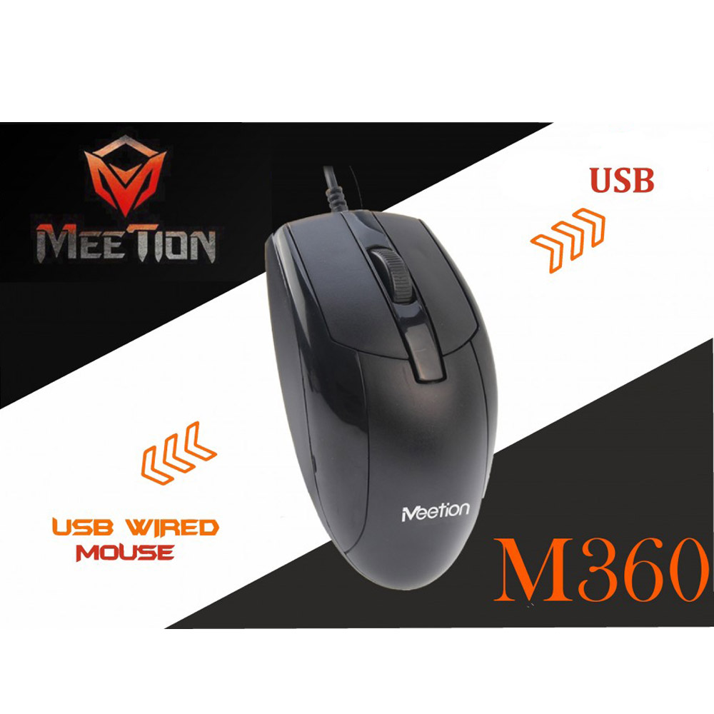 ماوس كمبيوتر ميتشن ممتاز وسط 1.5متر مدخل MEETION -M360-USB